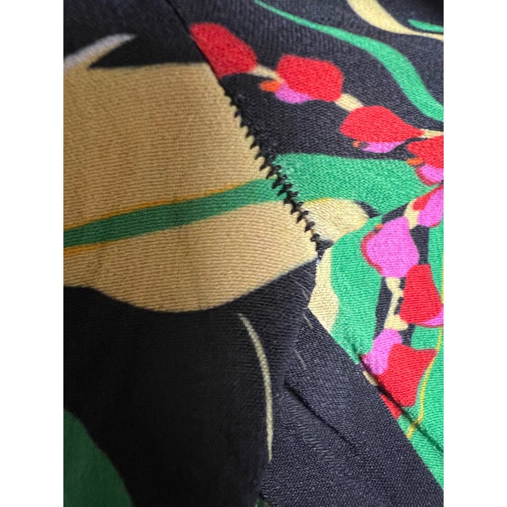 La DoubleJ Tinder Multicolor Floral Print Long Sleeve Midi Dress Size - Picture 7 of 16